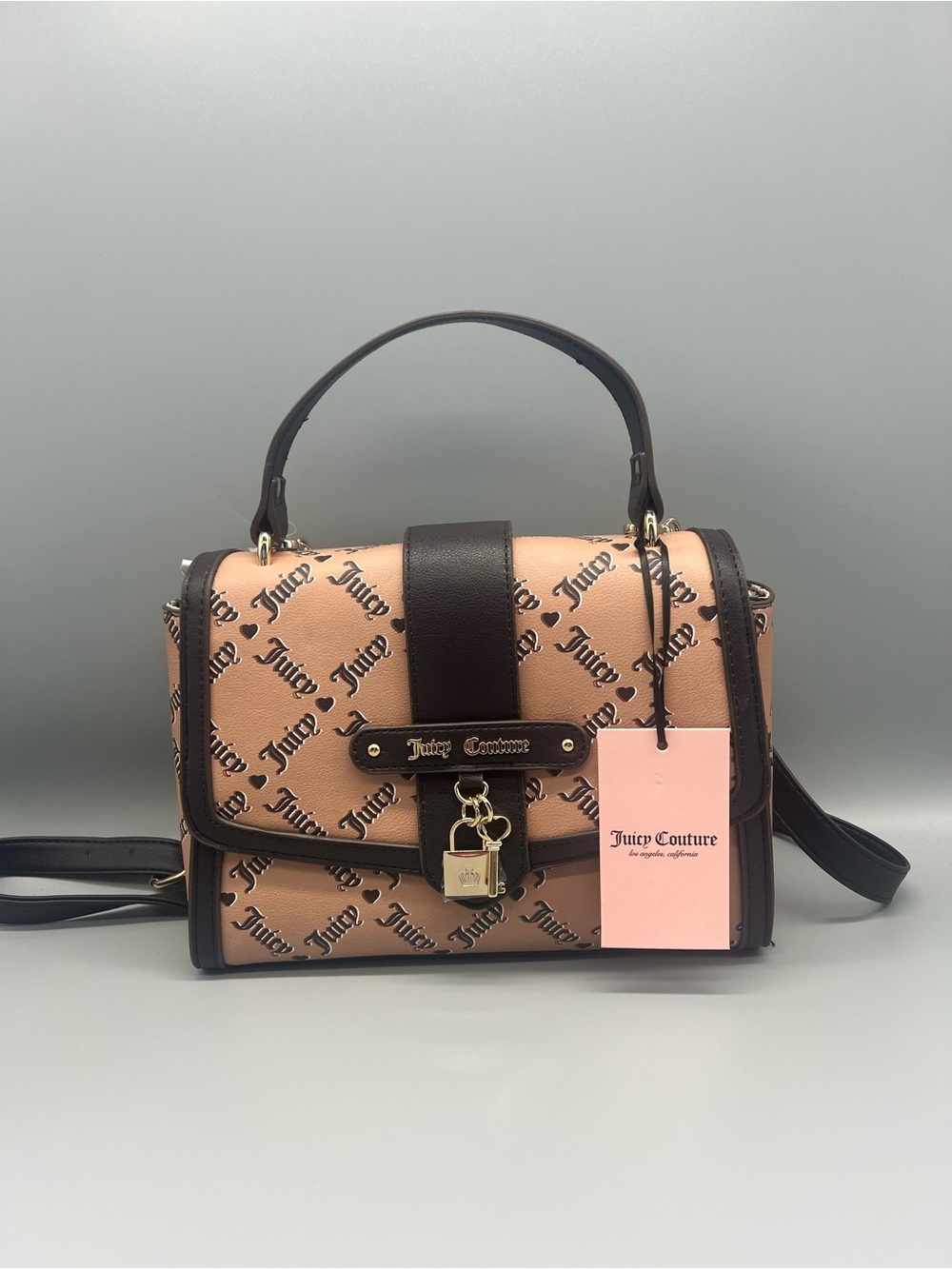 Juicy Couture locked in flap crossbody purse